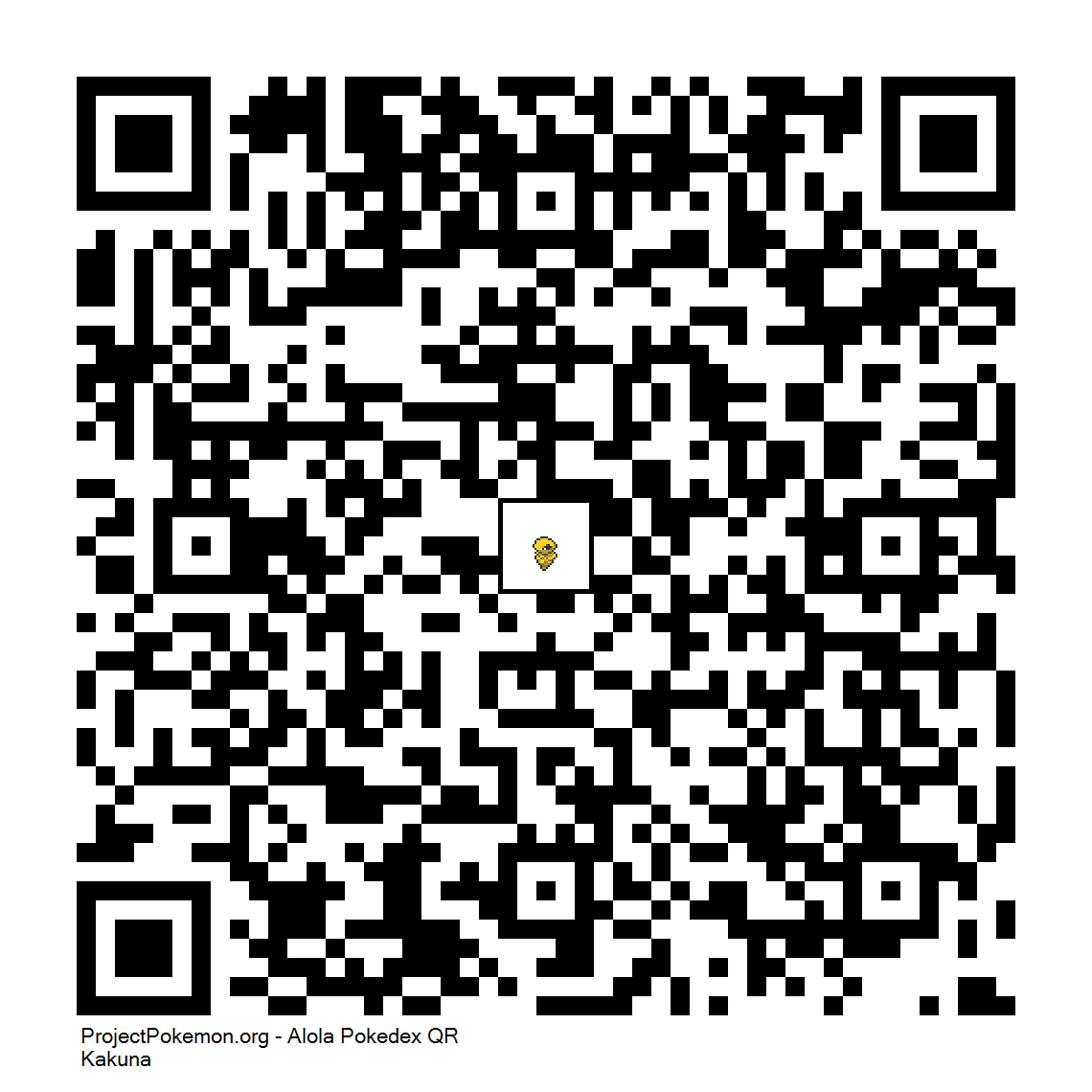 Cdigo QR de Kakuna